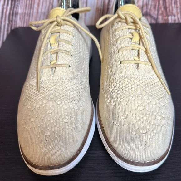 Cole Haan Grand OS Original Grand Knit Wing Tip Oxfords Womens Sz 9.5B - Picture 4 of 10